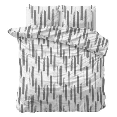 Dekbedovertrek Livia Dekbedovertrek - Tweepersoons (200x200 Cm) - Grijs Polyester-katoen - - Sleeptime Elegance - Dekbed-Discounter.nl