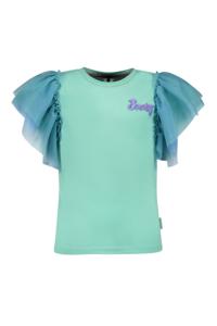 B.Nosy zomer top meisjes - cockatoo mint blauw - mesh mouwen - Tora