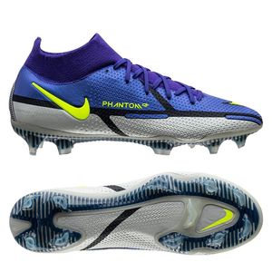 Nike Phantom GT 2 Elite DF FG Recharge - Blauw/Neon/Grijs/Blauw