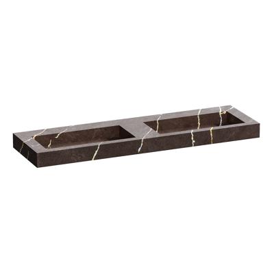 Wastafel Topa Artificial Marble 160 Copper Brown Topa