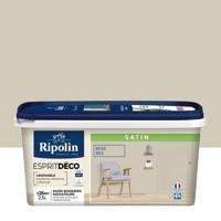 Multi-support decoratieve spiritusverf - RIPOLIN - 434162 - Wes beige - Satijn - 2,5 L