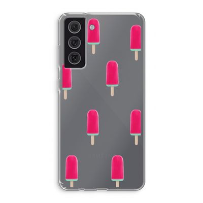 Waterijsje: Samsung Galaxy S21 FE Transparant Hoesje