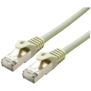 VALUE patchkabel Cat.6A (Klasse EA) S/FTP (PiMF), massief draad, LSOH, grijs, 90 m