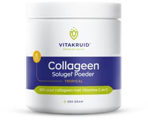 Vitakruid Collageen solugel poeder tropical met C en D
