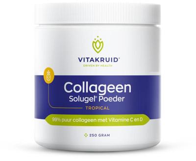 Vitakruid Collageen solugel poeder tropical met C en D