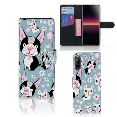 Sony Xperia L4 | Telefoonhoesje | Met pasjeshouder | Hondjes