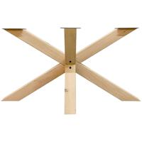 Spinpoot van eikenhout ongelijkzijdig matrix 140 bij 70 cm en hoogte 72 cm (10 x 10 cm) Spinpoot van eikenhout ongelijkzijdig matrix 140 bij 70 cm en hoogte 72 cm (10 x 10 cm)