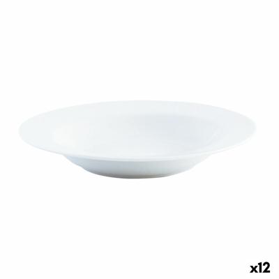 Diep bord Quid Basic Wit Keramisch Ø 21,5 cm (12 Stuks)