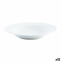 Diep bord Quid Basic Wit Keramisch Ø 21,5 cm (12 Stuks)