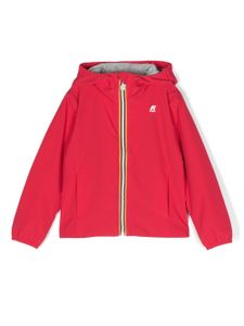 K Way Kids veste zippée à patch logo - Rouge