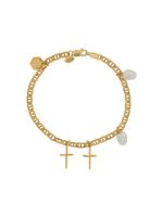 Maria Black bracelet Cross Charm - Or