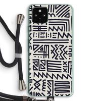 Marrakech print: Pixel 5a 5G Transparant Hoesje met koord