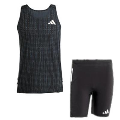 adidas Adizero Singlet Korte Legging Set Heren