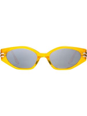 Gentle Monster lunettes de soleil Ghost à monture ovale - Noir