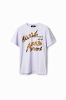 T-shirt met korte mouwen girls - BLUE - L