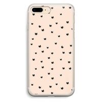Kleine kattenkopjes: iPhone 7 Plus Transparant Hoesje
