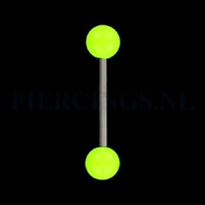 Tongpiercing acryl UV felgroen