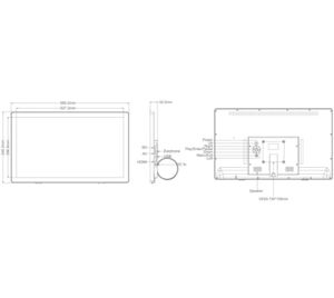 Braun Phototechnik DigiFrame 240 Business Line Digitale fotolijst 61 cm 24 inch Energielabel: G (A - G) 1920 x 1080 Pixel Zwart