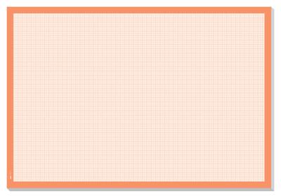 Sigel SI-HO270 Onderleggers Millimeter Wit/oranje, 30 Vel, 80 Grams