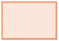Sigel SI-HO270 Onderleggers Millimeter Wit/oranje, 30 Vel, 80 Grams