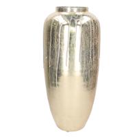 Vaas Oman Drip - goud - glas - druip effect - D24 x H53 cm - bloemenvaas