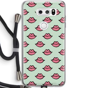 Lipjes: LG V30 Transparant Hoesje met koord