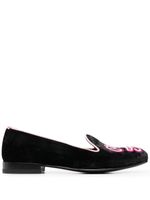 Scarosso mocassins Brian Atwood Lady Nolita - Noir