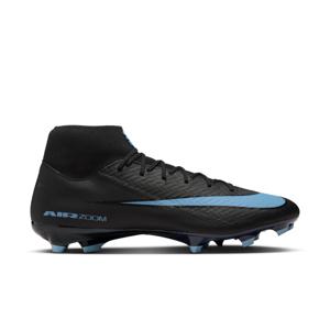 Nike Zoom Mercurial Superfly 10 Academy Gras / Kunstgras Voetbalschoenen (MG) Zwart Lichtblauw