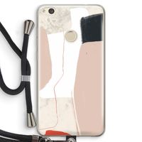 Lava: Huawei Ascend P8 Lite (2017) Transparant Hoesje met koord