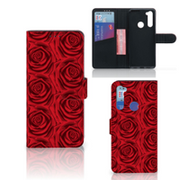 Xiaomi Redmi Note 8T Hoesje Red Roses - thumbnail