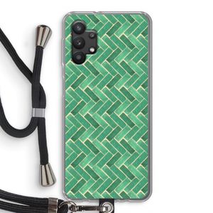 Moroccan tiles 2: Samsung Galaxy A32 5G Transparant Hoesje met koord