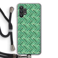 Moroccan tiles 2: Samsung Galaxy A32 5G Transparant Hoesje met koord