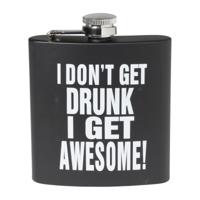 Flacon awesome - zwart/wit - 11.2x9.4x2.2 cm Flacon awesome - zwart/wit - 11.2x9.4x2.2 cm