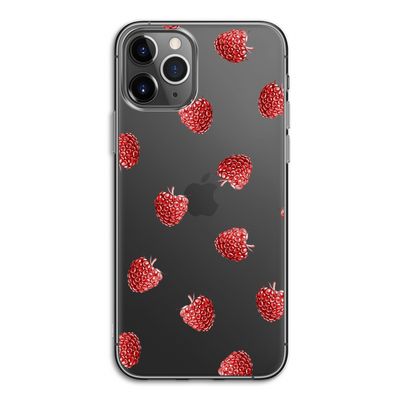 Framboosjes: iPhone 11 Pro Transparant Hoesje