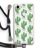 Cactus Lover: Pixel 3 Transparant Hoesje met koord