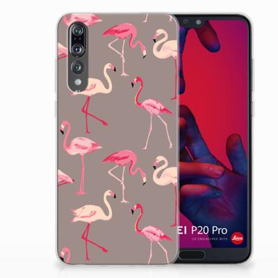 Huawei P20 Pro | TPU Hoesje | Flamingo