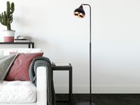 Staande lamp GINETA 1 lamp zwart