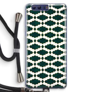 Moroccan tiles: Honor 9 Transparant Hoesje met koord