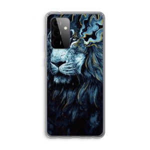 Darkness Lion: Samsung Galaxy A72 Transparant Hoesje
