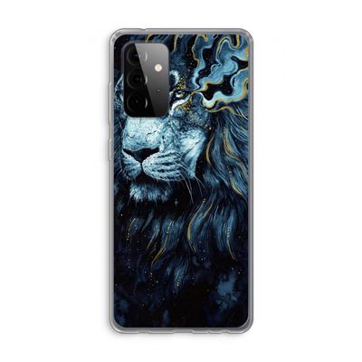 Darkness Lion: Samsung Galaxy A72 Transparant Hoesje