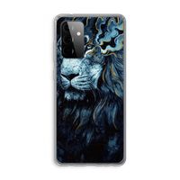 Darkness Lion: Samsung Galaxy A72 Transparant Hoesje