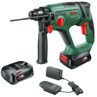 Bosch Groen UniversalHammer 18V | 2.0 J | 2 x 2.5 Ah accu + Oplader | In transportkoffer 06039D6003