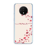 Kusjes: OnePlus 7T Transparant Hoesje