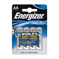 Energizer Ultimate Lithium LR6 AA Blister 4 stuks - thumbnail