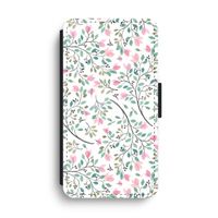Sierlijke bloemen: iPhone XS Max Flip Hoesje