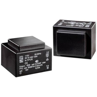 Hahn BV EI 422 1224 Printtransformator 1 x 230 V 1 x 12 V/AC 6.0 VA