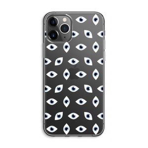 Eyes pattern: iPhone 11 Pro Max Transparant Hoesje
