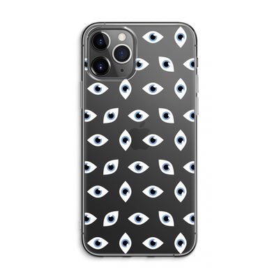 Eyes pattern: iPhone 11 Pro Max Transparant Hoesje
