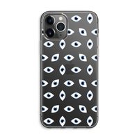 Eyes pattern: iPhone 11 Pro Max Transparant Hoesje