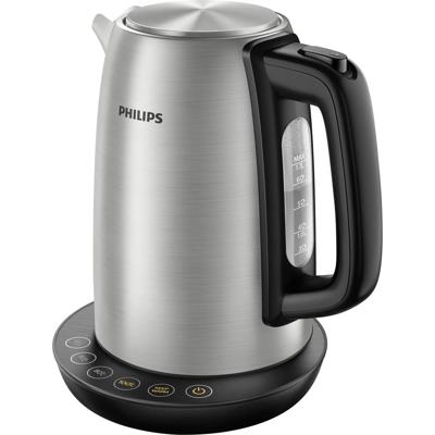 Philips Home HD9359/90 Avance Waterkoker RVS, Zwart